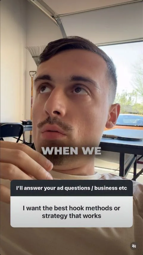 Jason Wojo answering a question about methods and strategy in a video.