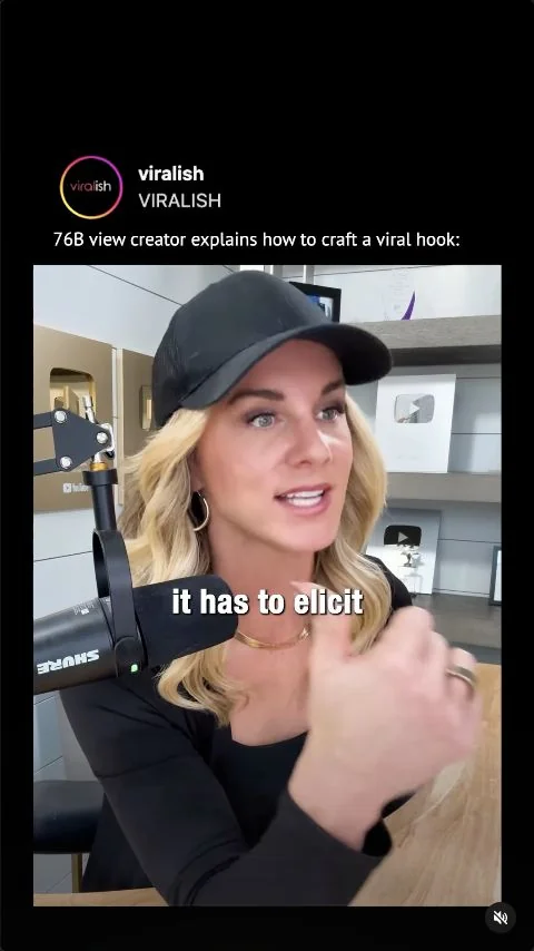 Adley explaining emotion and curiosity in a reposted tutorial.